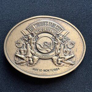 Belt Buckle - 1984 World's Fair held in New Orleans, Louisiana